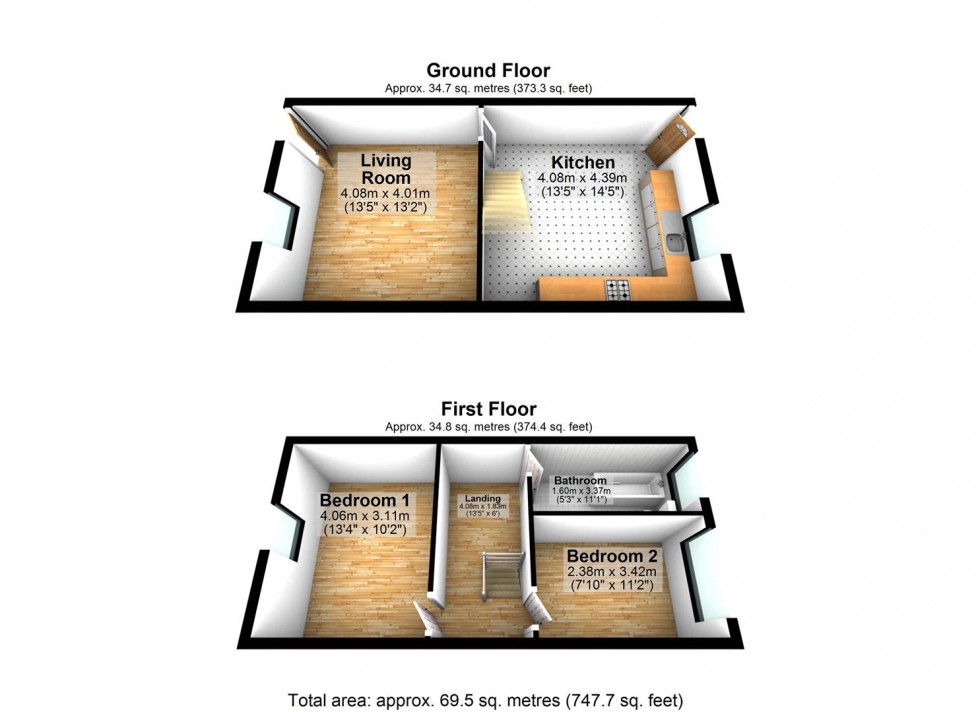 Floorplan for Cobden Street, Bold Venture, Darwen