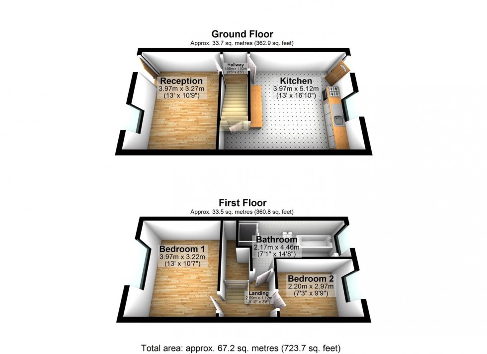 Floorplan for Ellen Street. Bury Fold Lane, Darwen