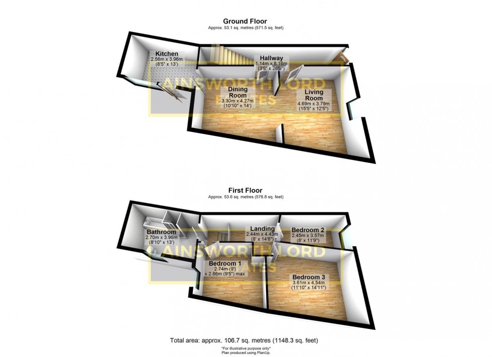 Floorplan for Ivy Street, Blackburn