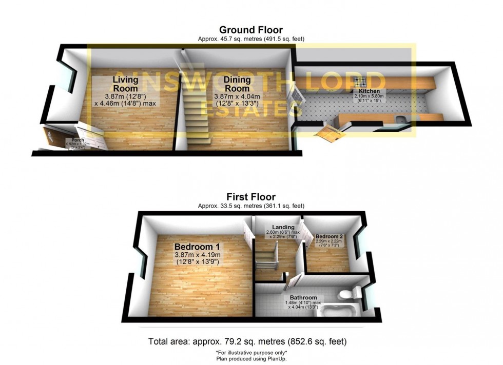 Floorplan for Newton Street, Darwen