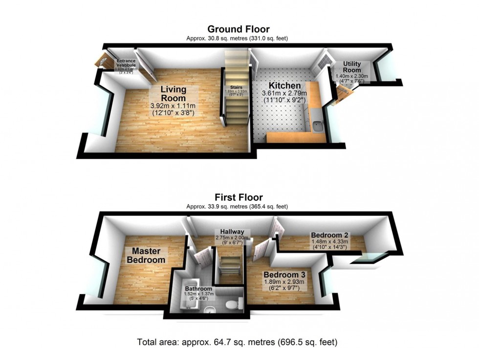 Floorplan for Prince Street, Darwen