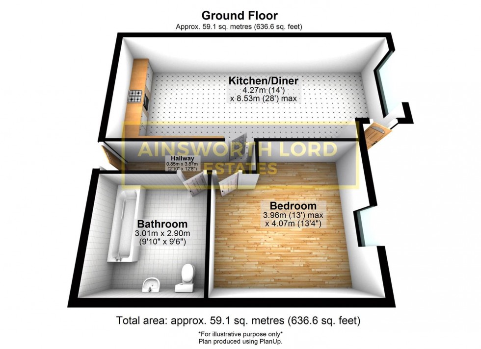 Floorplan for Oldfield Avenue, Darwen