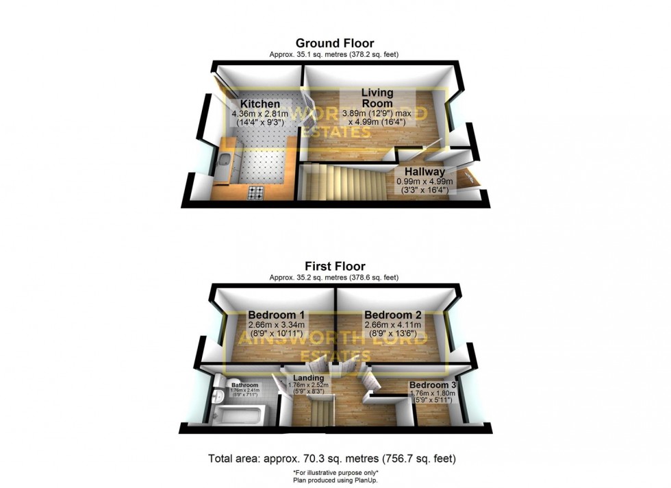 Floorplan for East Park Avenue, Darwen