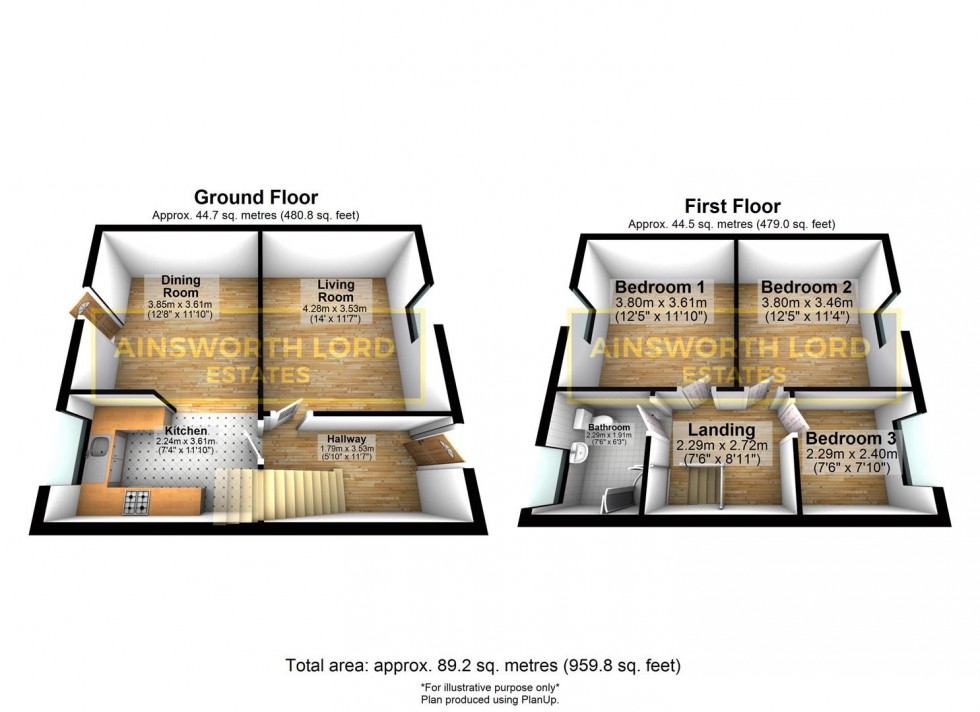 Floorplan for Manor Drive, Thornton-Cleveleys