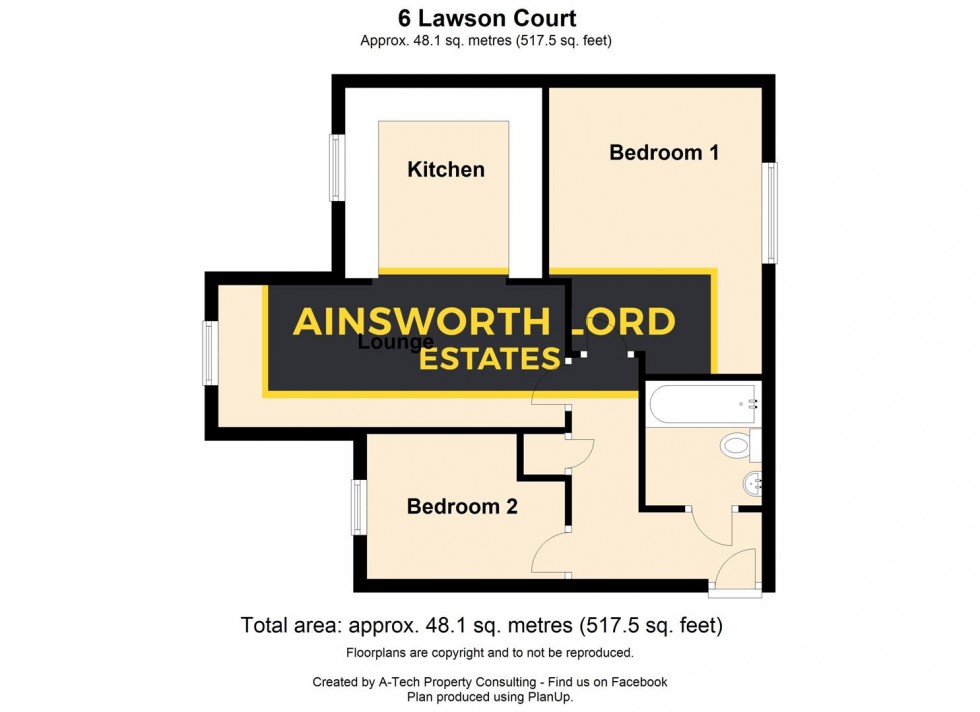 Floorplan for Lawson Court, Woodland Park, Darwen