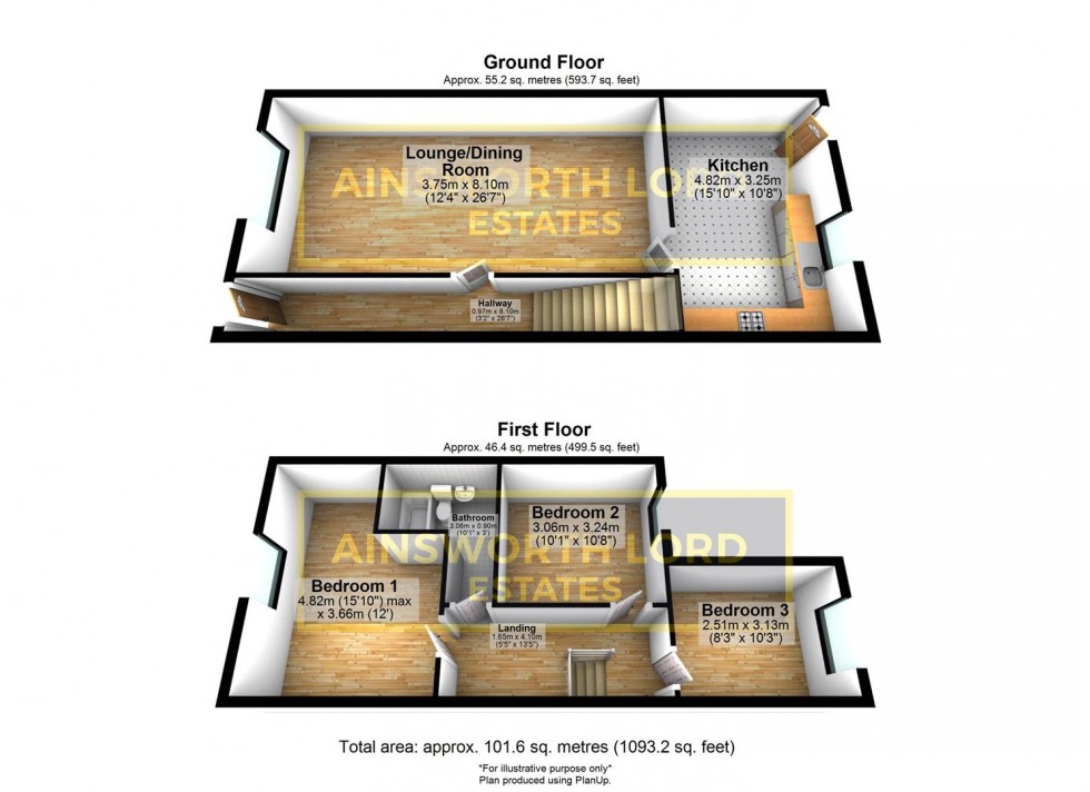 Floorplan for Warrington Road, Wigan