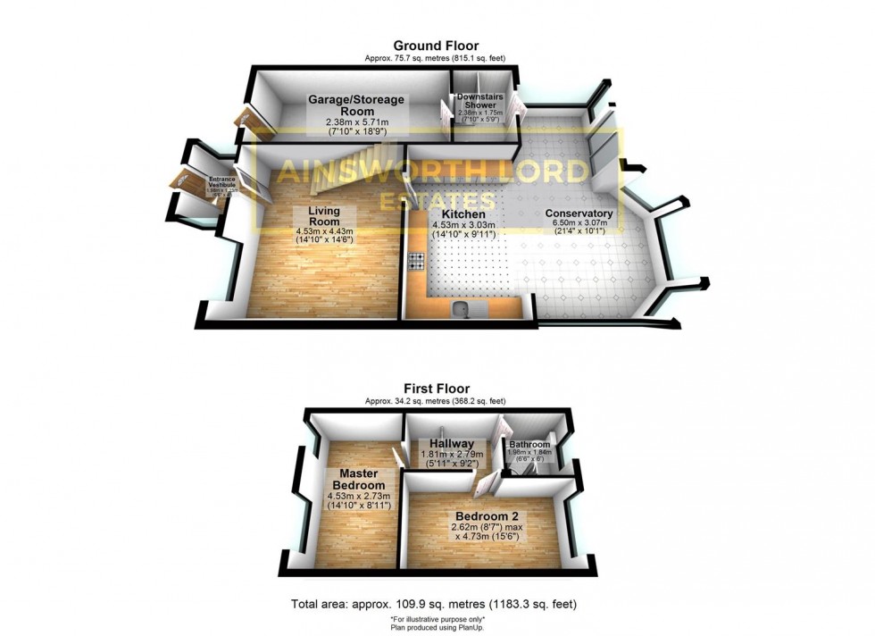 Floorplan for Moor Close, Darwen