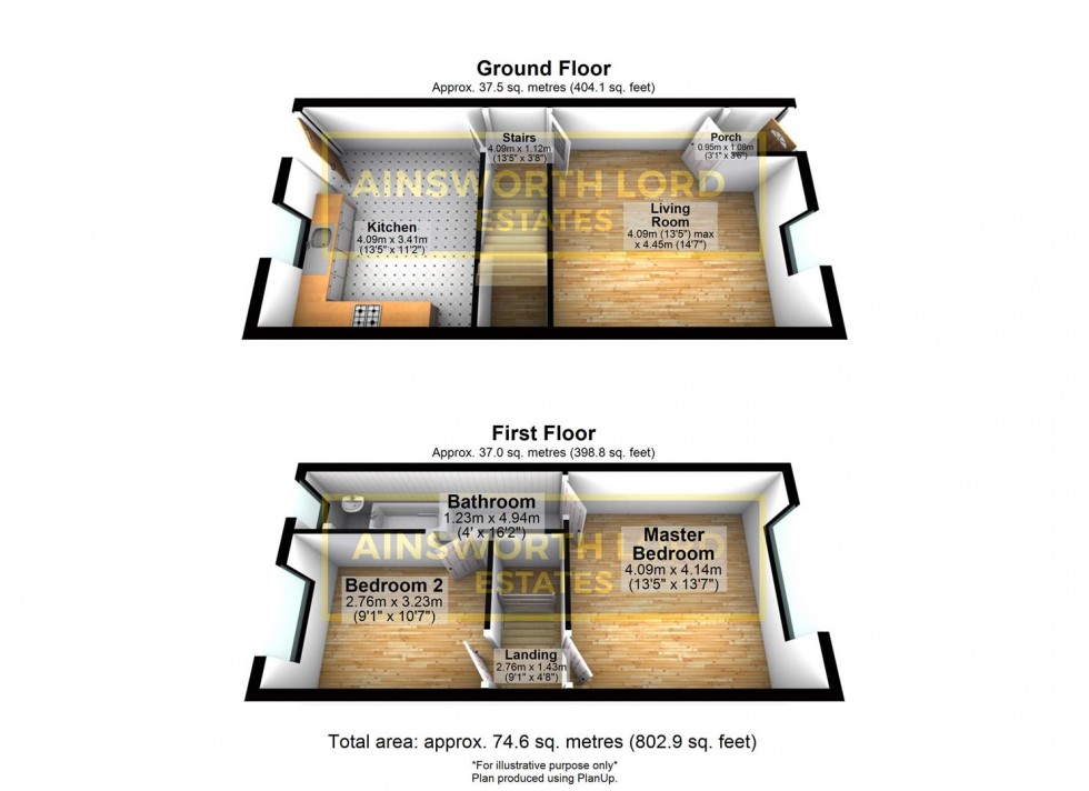 Floorplan for Bright Street, Darwen