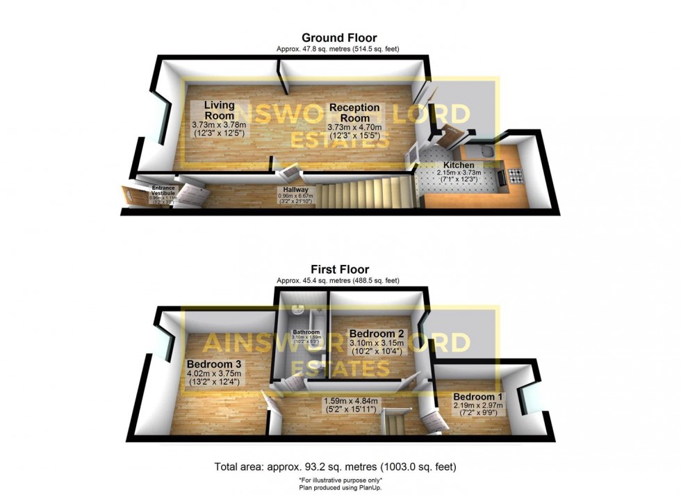 Floorplan for Essex Street, Darwen