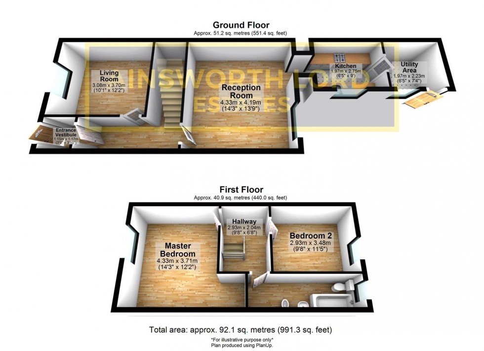 Floorplan for South Street, Darwen