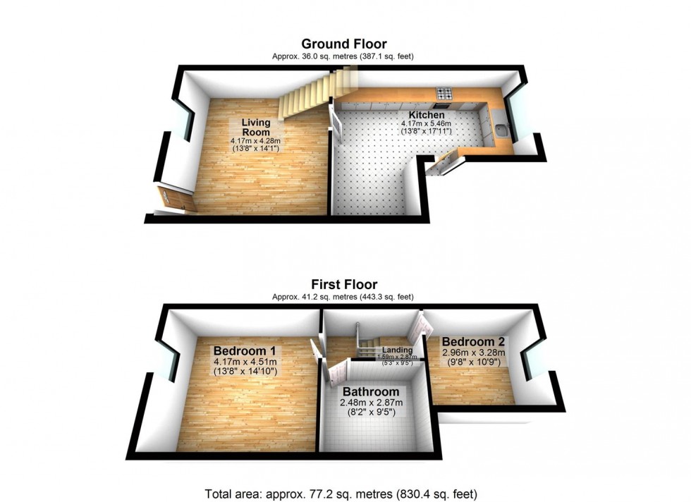 Floorplan for Ewood, Blackburn