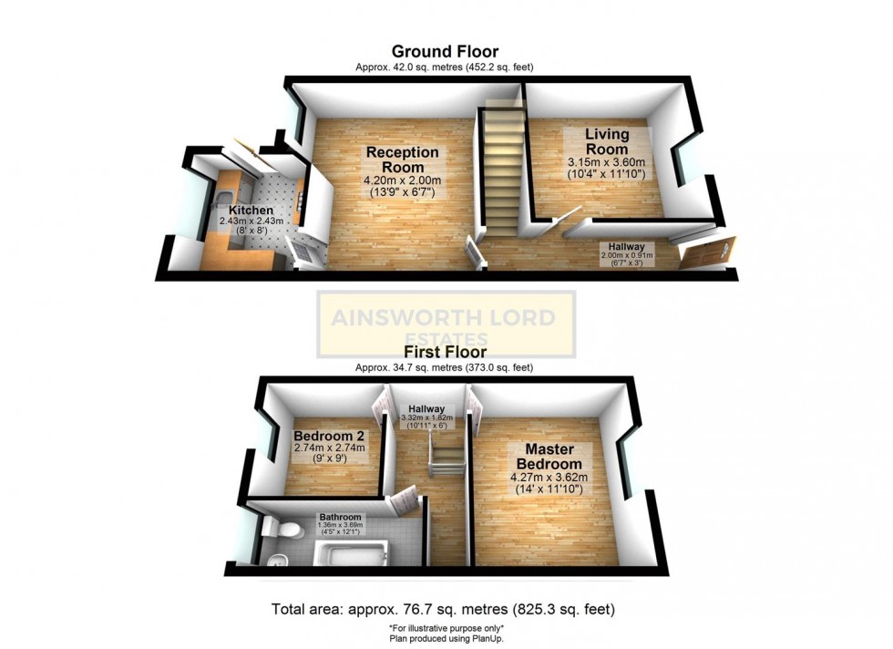 Floorplan for Herschell Street, Mill Hill, Blackburn