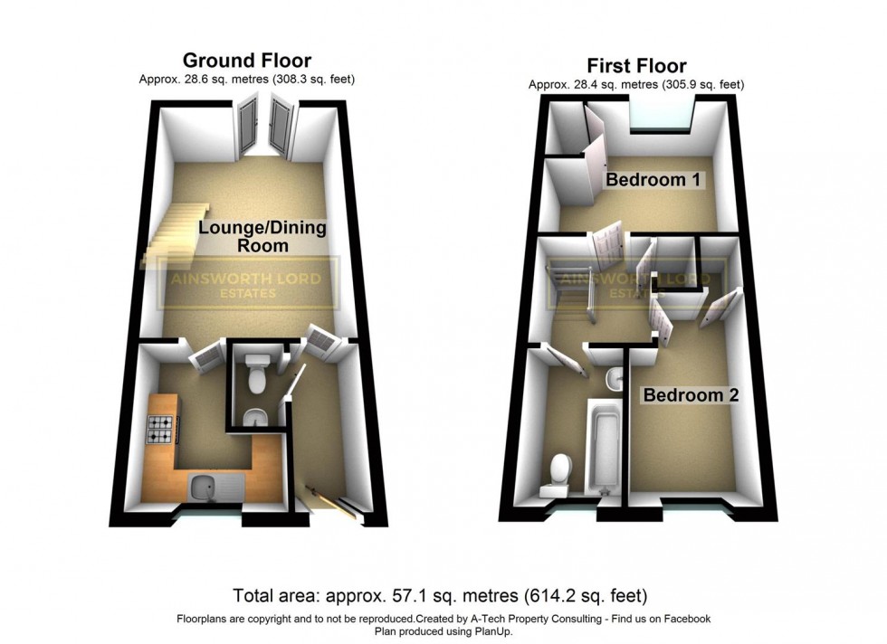 Floorplan for Lindisfarne Avenue, Highercroft Area, Blackburn