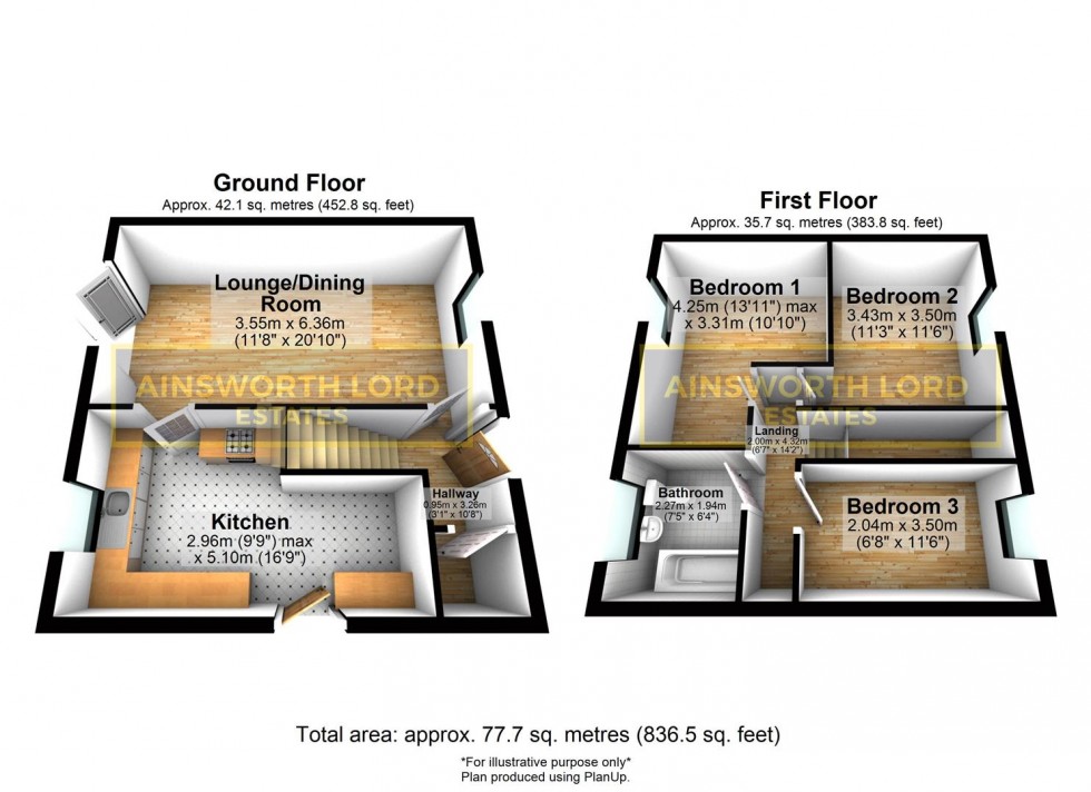 Floorplan for Owlet Hall Rd, Sunnyhurst, Darwen