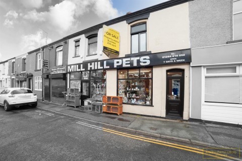 View Full Details for Shop with Flat, Mill Hill, Blackburn