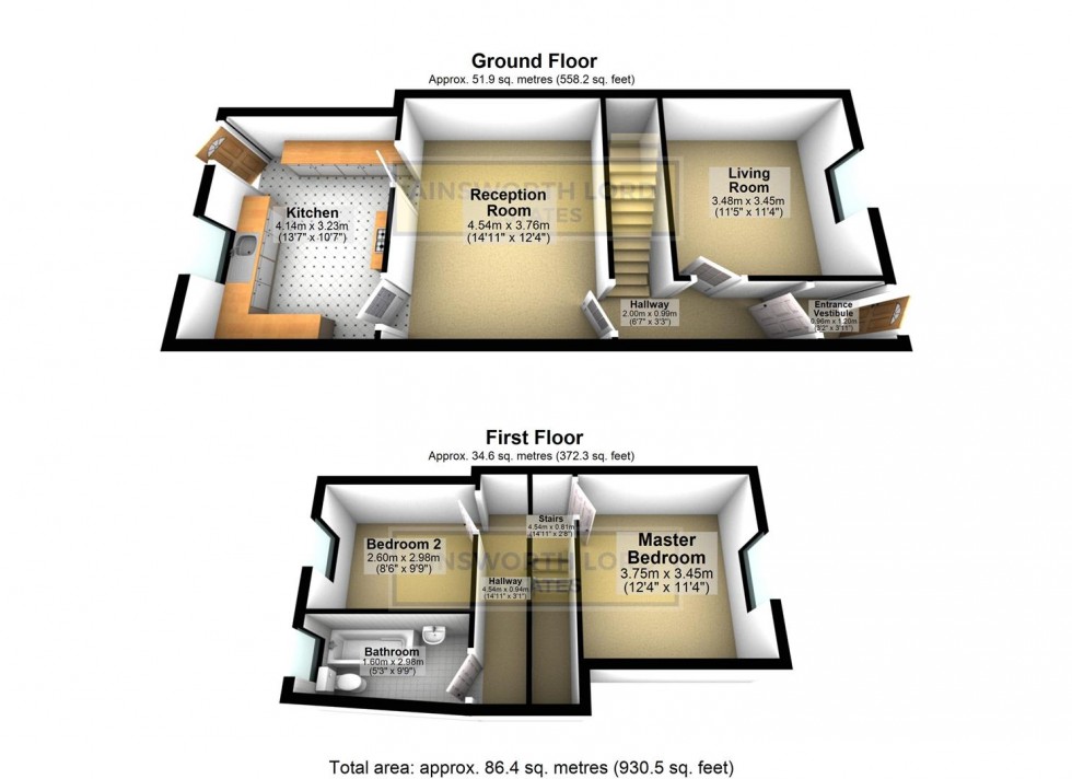 Floorplan for Blackburn Road, Darwen