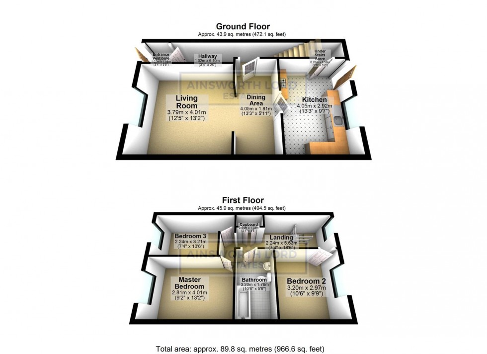 Floorplan for Alexandra Road, Darwen