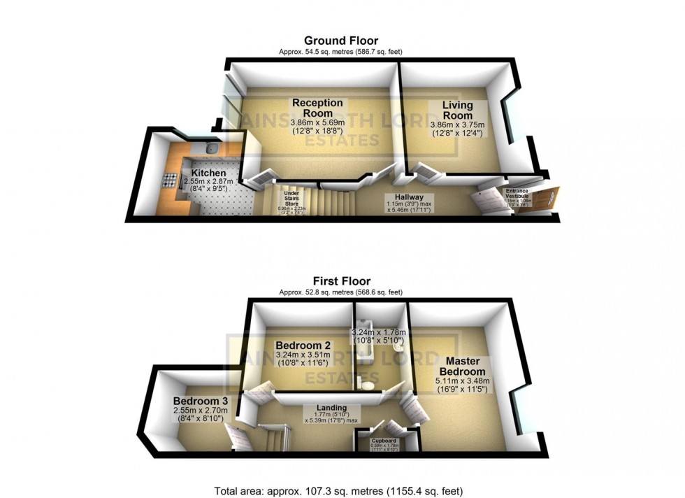 Floorplan for Greenway Street, Darwen