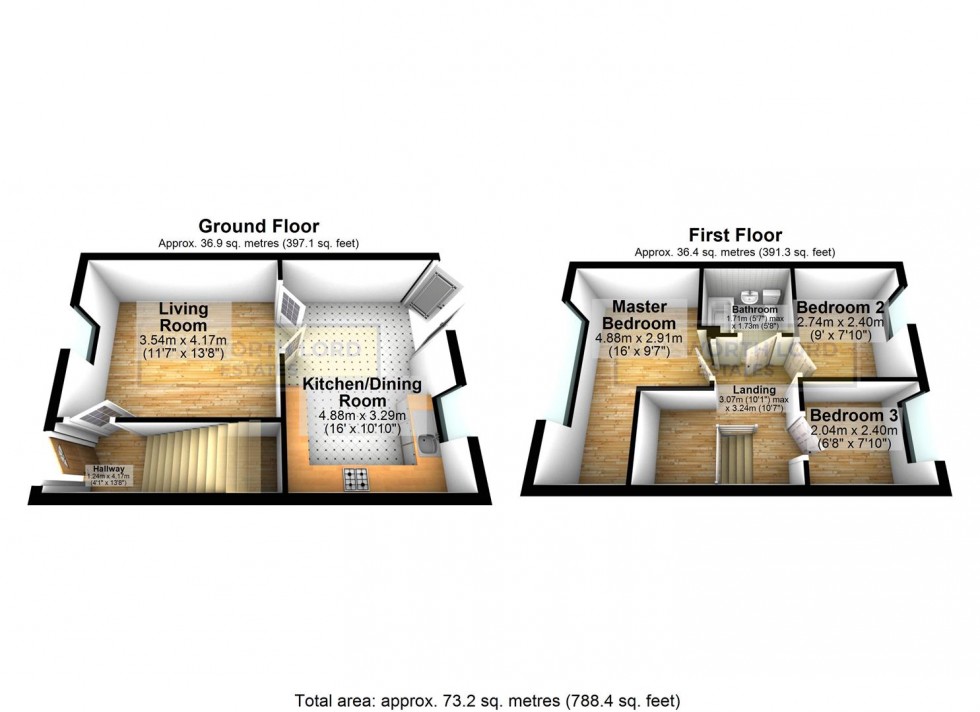Floorplan for The Sidings, Darwen