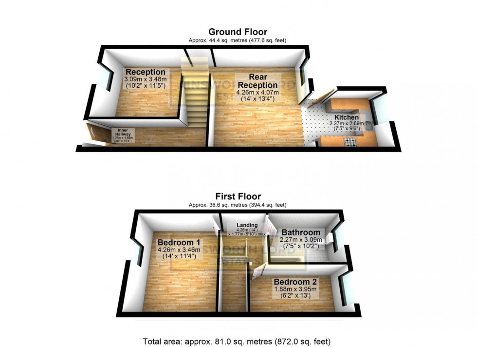 Floorplan for Speedwell Street, Blackburn