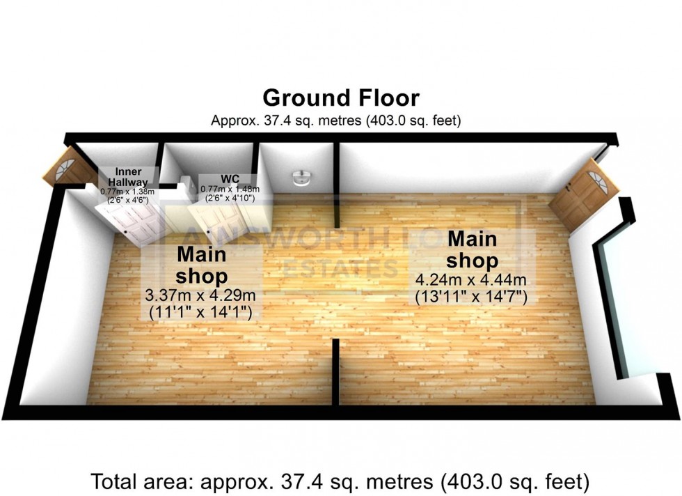 Floorplan for Blackburn Road, Hollins Grove, Darwen