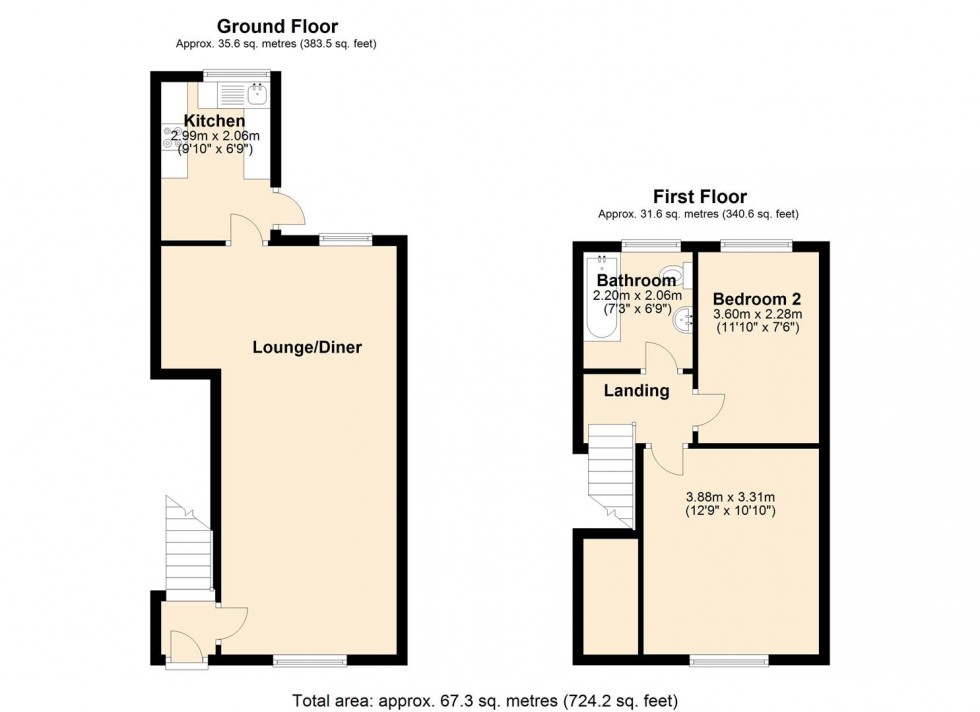 Floorplan for Bolton Road, Ewood, Blackburn