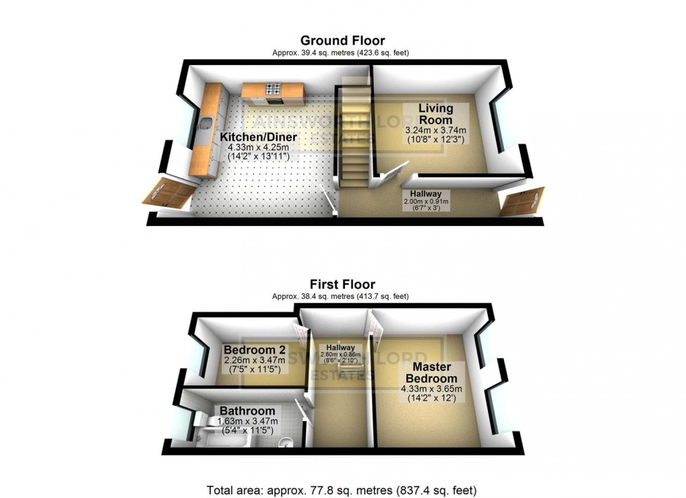 Floorplan for Clifton Street, Darwen