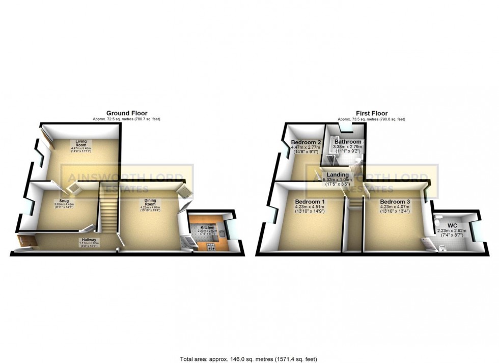 Floorplan for Bolton Road, Darwen