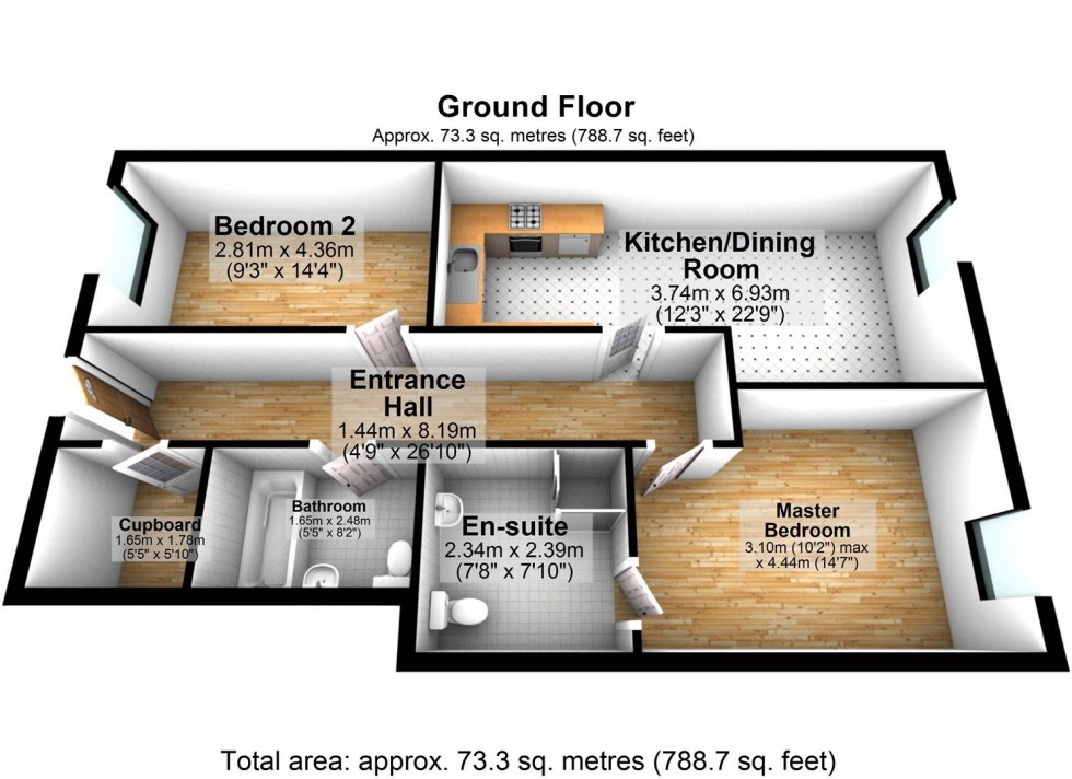 Floorplan for Northlight Parade, Brierfield, Nelson