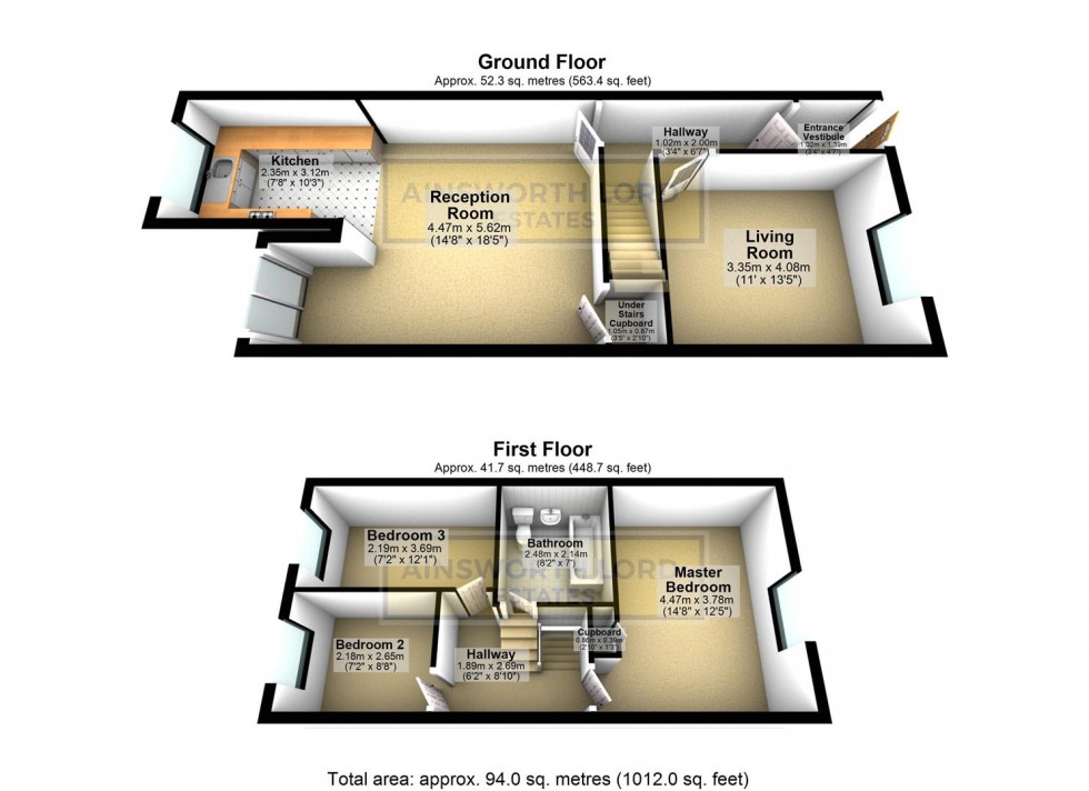 Floorplan for Lyndhurst Road, Darwen